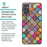 Multicolor Mandala Glass Case for Samsung Galaxy M52 5G