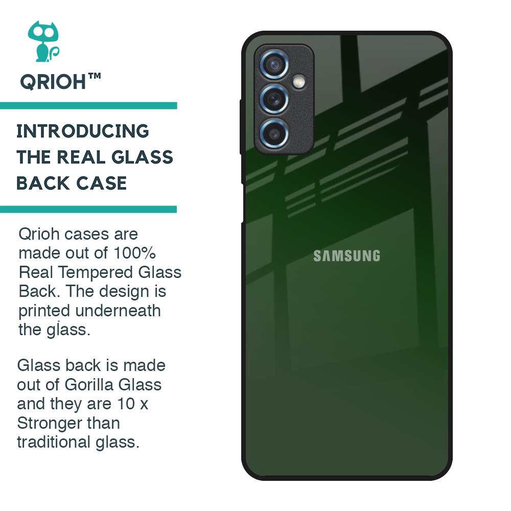 Deep Forest Glass Case for Samsung Galaxy M52 5G