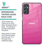 Pink Ribbon Caddy Glass Case for Samsung Galaxy M52 5G