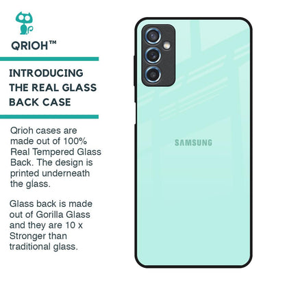 Teal Glass Case for Samsung Galaxy M52 5G