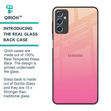 Pastel Pink Gradient Glass Case For Samsung Galaxy M52 5G