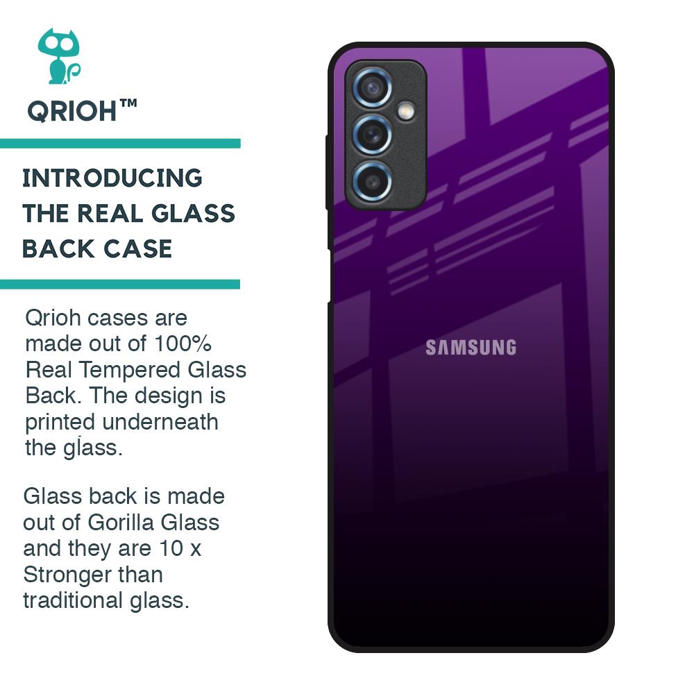 Harbor Royal Blue Glass Case For Samsung Galaxy M52 5G
