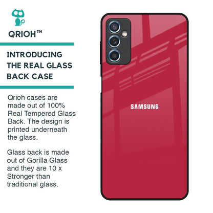 Solo Maroon Glass case for Samsung Galaxy M52 5G