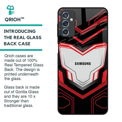 Quantum Suit Glass Case For Samsung Galaxy M52 5G