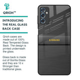 Grey Metallic Glass Case For Samsung Galaxy M52 5G