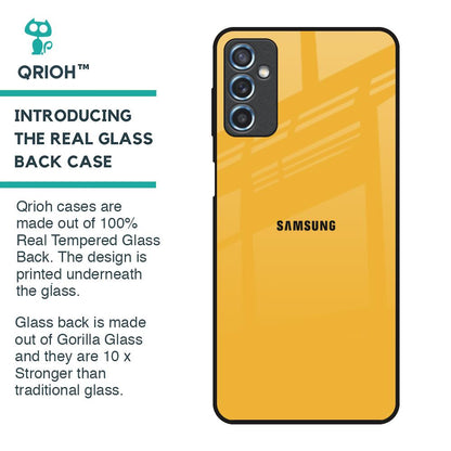 Fluorescent Yellow Glass case for Samsung Galaxy M52 5G