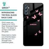 Fly Butterfly Glass Case for Samsung Galaxy M52 5G