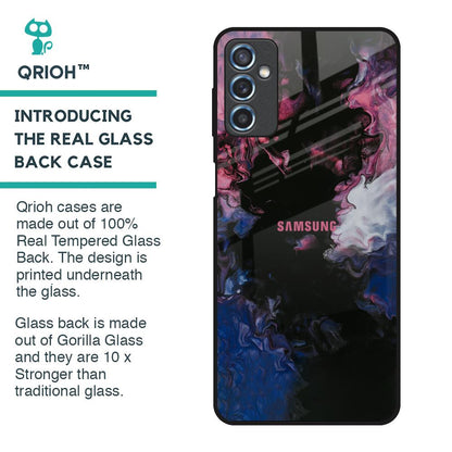 Smudge Brush Glass case for Samsung Galaxy M52 5G
