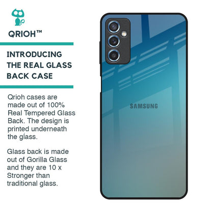 Sea Theme Gradient Glass Case for Samsung Galaxy M52 5G