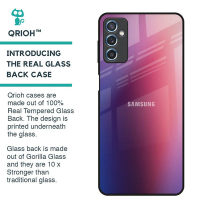 Multi Shaded Gradient Glass Case for Samsung Galaxy M52 5G