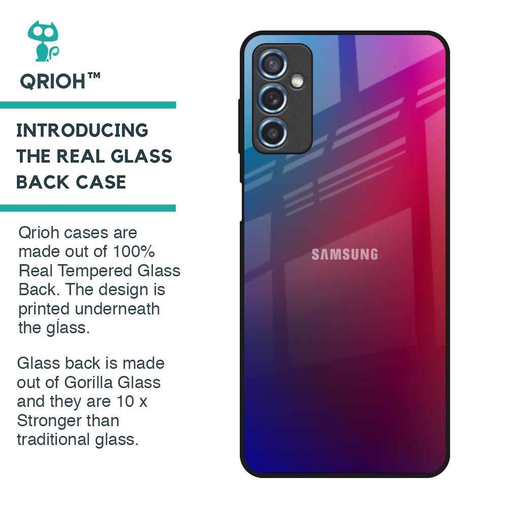 Magical Color Shade Glass Case for Samsung Galaxy M52 5G