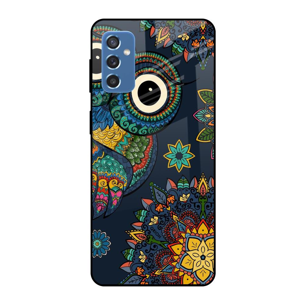 Owl Art Samsung Galaxy M52 5G Glass Cases & Covers Online