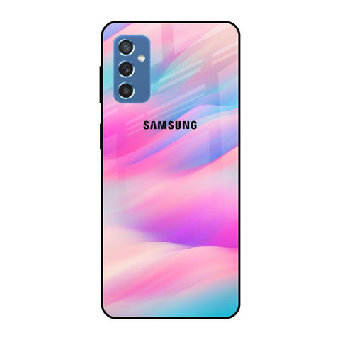 Colorful Waves Samsung Galaxy M52 5G Glass Cases & Covers Online