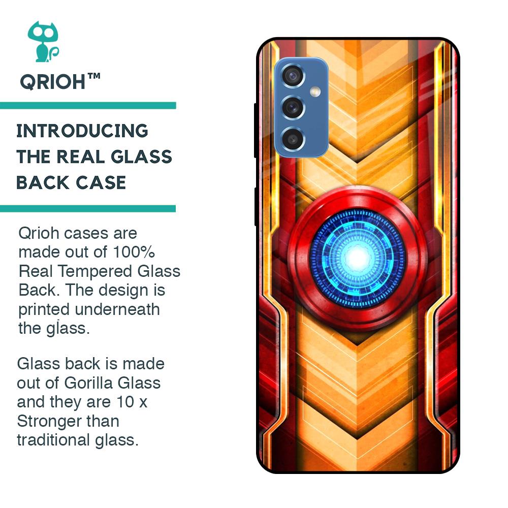 Arc Reactor Glass Case for Samsung Galaxy M52 5G