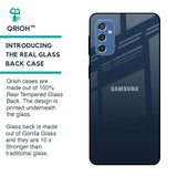 Overshadow Blue Glass Case For Samsung Galaxy M52 5G