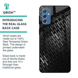 Dark Abstract Pattern Glass Case For Samsung Galaxy M52 5G