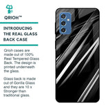 Black & Grey Gradient Glass Case For Samsung Galaxy M52 5G