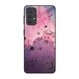 Space Doodles Samsung Galaxy M32 5G Glass Back Cover Online