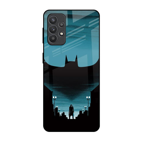 Cyan Bat Samsung Galaxy M32 5G Glass Back Cover Online