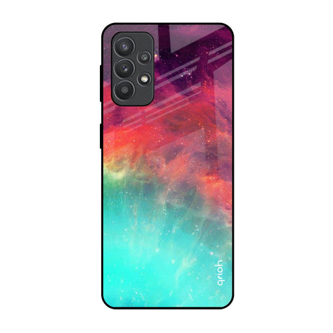 Colorful Aura Samsung Galaxy M32 5G Glass Back Cover Online