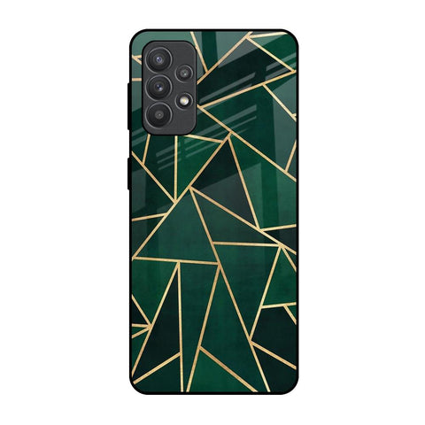 Abstract Green Samsung Galaxy M32 5G Glass Back Cover Online
