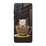 Tea With Kitty Samsung Galaxy M32 5G Glass Back Cover Online