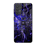 Techno Color Pattern Samsung Galaxy M32 5G Glass Back Cover Online