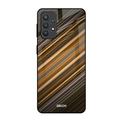 Diagonal Slash Pattern Samsung Galaxy M32 5G Glass Back Cover Online