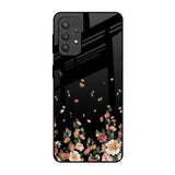 Floating Floral Print Samsung Galaxy M32 5G Glass Back Cover Online