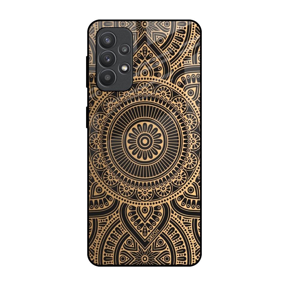 Luxury Mandala Samsung Galaxy M32 5G Glass Back Cover Online