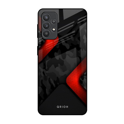 Modern Camo Abstract Samsung Galaxy M32 5G Glass Back Cover Online
