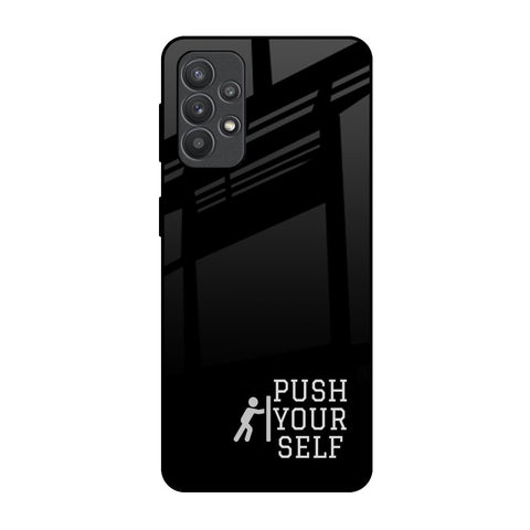 Push Your Self Samsung Galaxy M32 5G Glass Back Cover Online