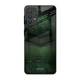 Green Leather Samsung Galaxy M32 5G Glass Back Cover Online