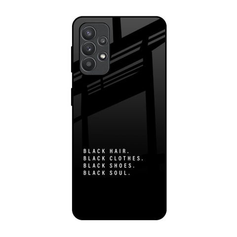 Black Soul Samsung Galaxy M32 5G Glass Back Cover Online
