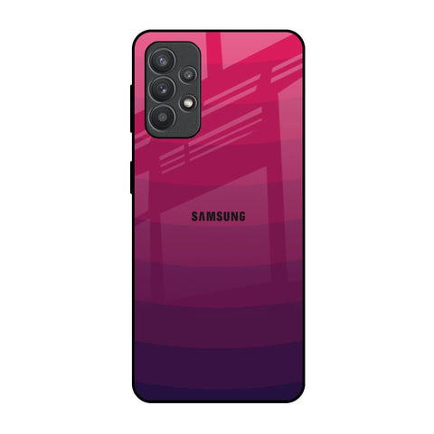 Wavy Pink Pattern Samsung Galaxy M32 5G Glass Back Cover Online