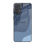 Navy Blue Ombre Samsung Galaxy M32 5G Glass Back Cover Online