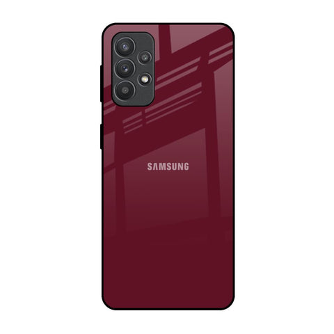 Classic Burgundy Samsung Galaxy M32 5G Glass Back Cover Online