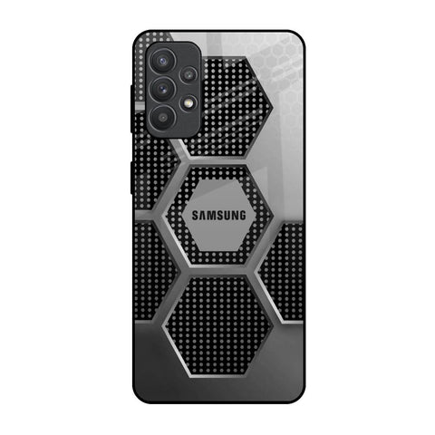Hexagon Style Samsung Galaxy M32 5G Glass Back Cover Online