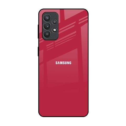 Solo Maroon Samsung Galaxy M32 5G Glass Back Cover Online