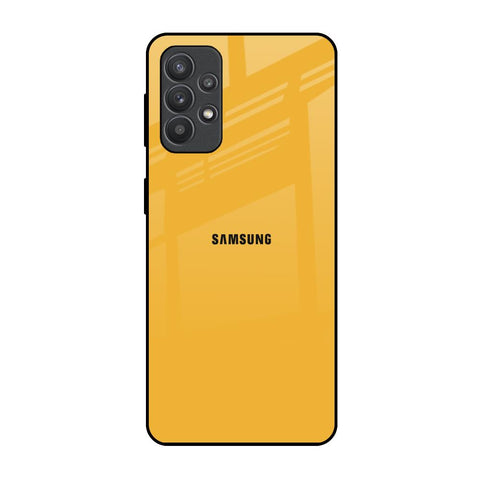 Fluorescent Yellow Samsung Galaxy M32 5G Glass Back Cover Online