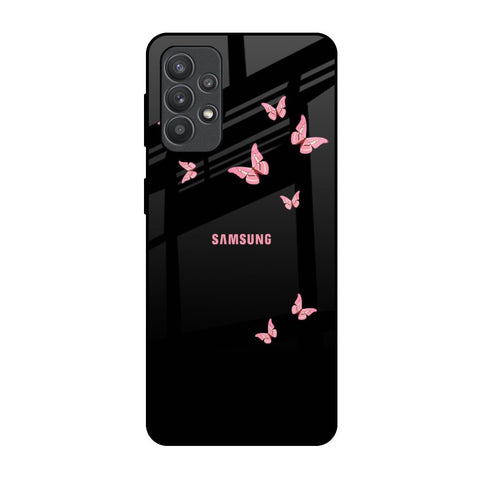 Fly Butterfly Samsung Galaxy M32 5G Glass Back Cover Online