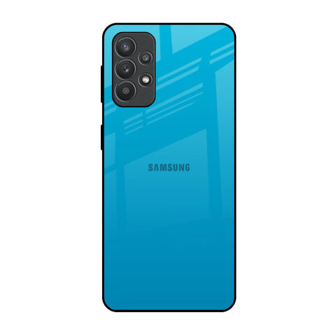 Blue Aqua Samsung Galaxy M32 5G Glass Back Cover Online
