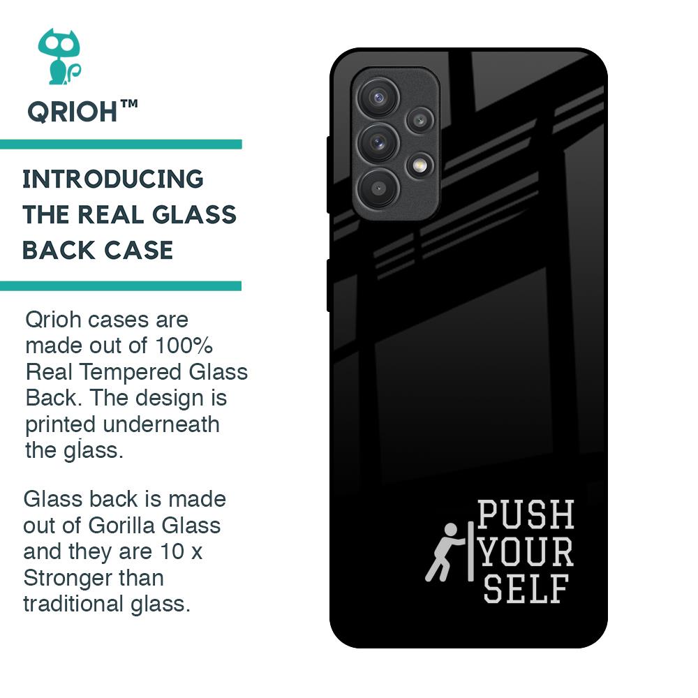 Push Your Self Glass Case for Samsung Galaxy M32 5G
