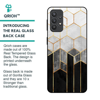 Tricolor Pattern Glass Case for Samsung Galaxy M32 5G