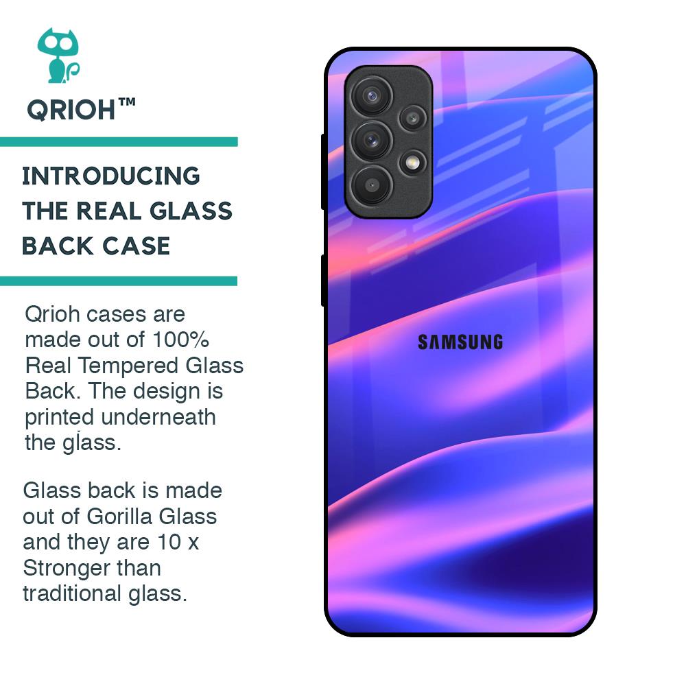 Colorful Dunes Glass Case for Samsung Galaxy M32 5G