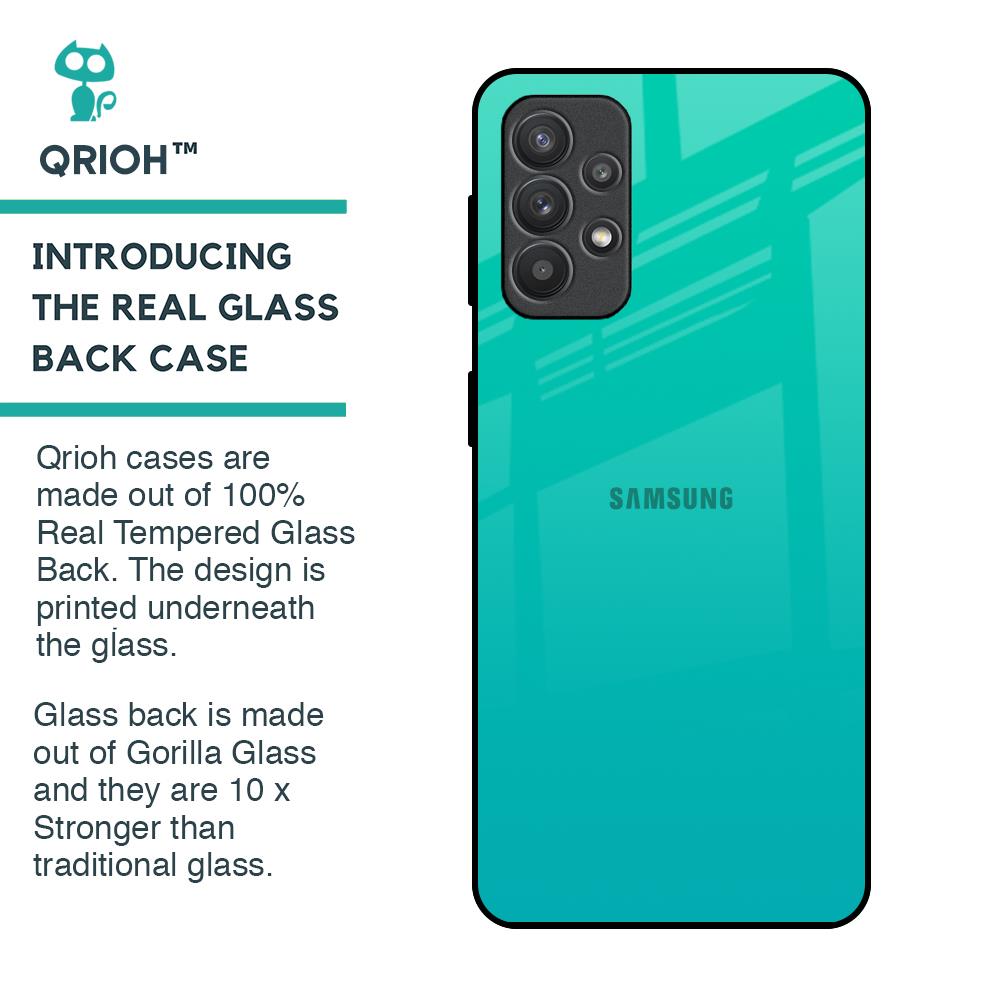 Cuba Blue Glass Case For Samsung Galaxy M32 5G