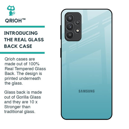 Arctic Blue Glass Case For Samsung Galaxy M32 5G