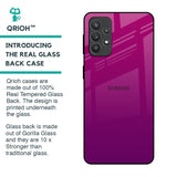 Magenta Gradient Glass Case For Samsung Galaxy M32 5G