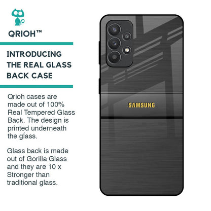 Grey Metallic Glass Case For Samsung Galaxy M32 5G