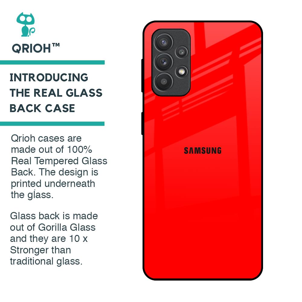 Blood Red Glass Case for Samsung Galaxy M32 5G